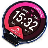 Waveshare 1.28 inch Round LCD Display Module for Raspberry Pi/Jetson Nano 65K RGB Colors 240&times;240 Resolution with SPI Interface Embedded GC9A01 Driver