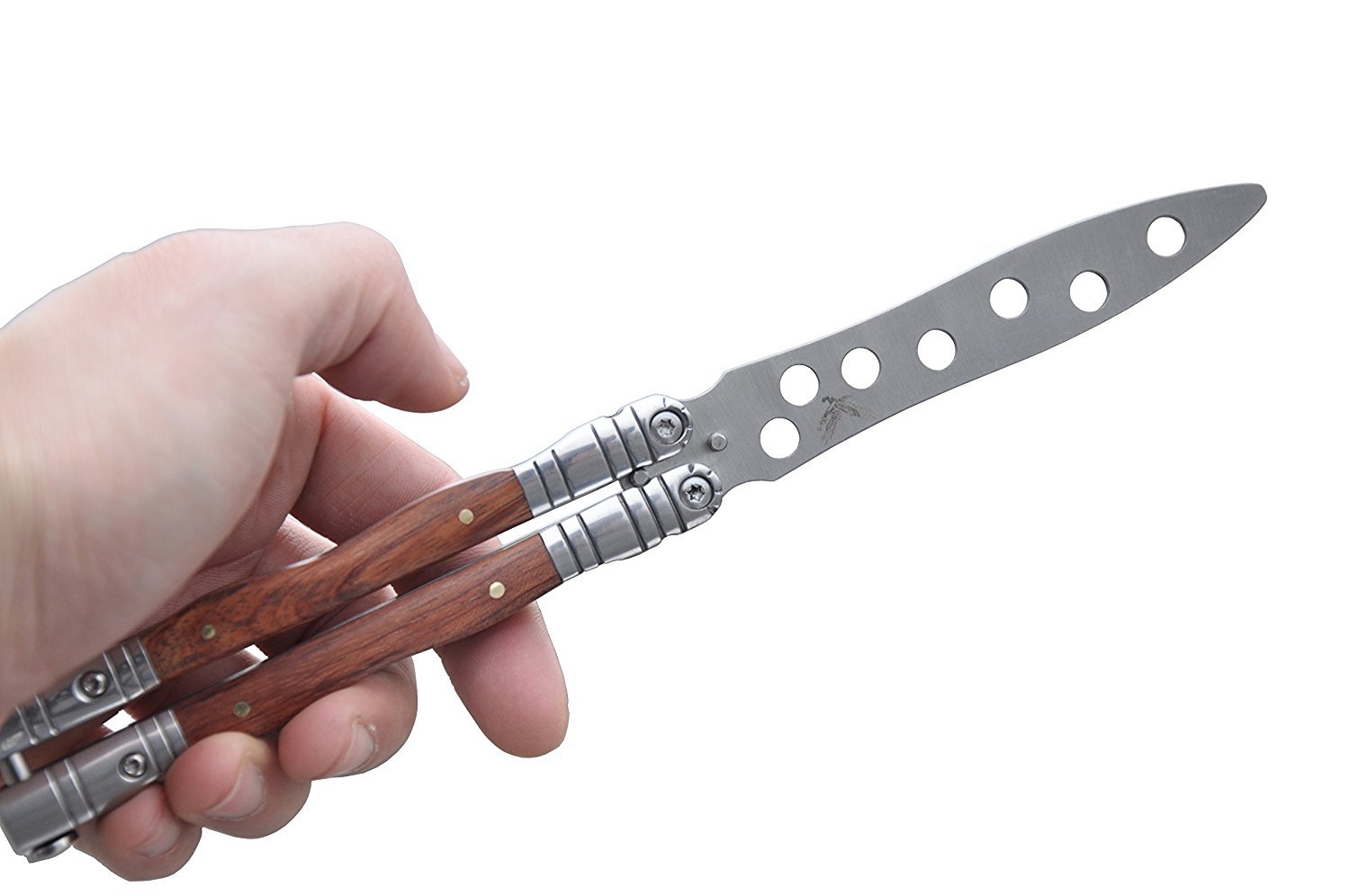 Herramienta cuchillo mariposa cuchillo de entrenamiento Balisong Práctica Trainer (Dull Knife) (madera)