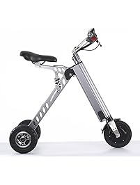 TopMate Mini Electric Tricycle, Foldable Small Size and Light Weight, Suitable for Travel and Leisure Activities, Can Be Placed In The Trunk