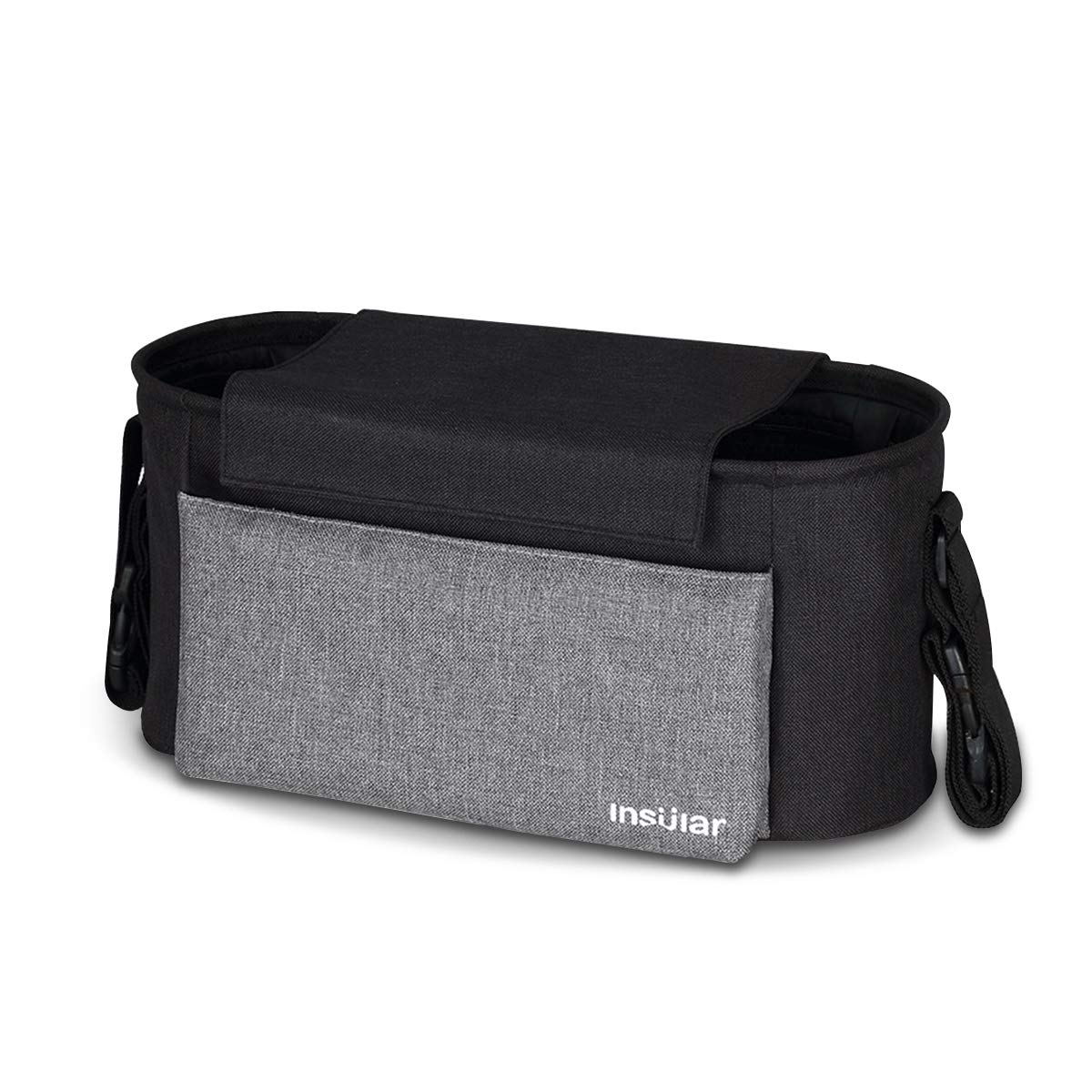 SONARIN Waterproof Stroller Organizer bag Baby Changing Bag,Satchel bag,Large Capacity for iPhone, Diapers, Toys and Accessories(Black)