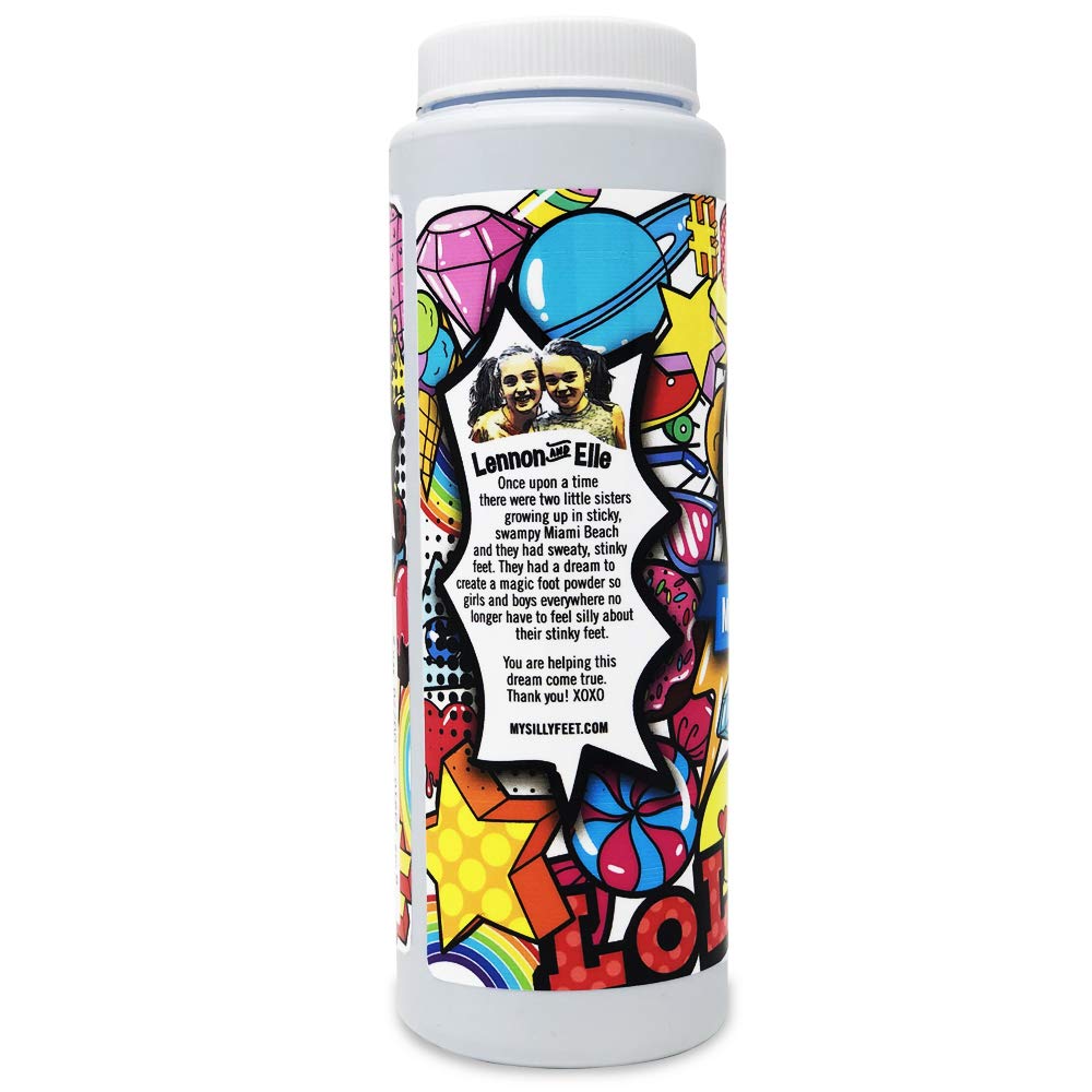 Magic Shoe Smell Powder - Foot Powder Shoe Odor Eliminator For Kids Smelly Feet - 8 oz Bubble Gum Scent : Beauty