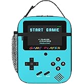 COEIOBEO Kids Lunch Box,Boys Game Console Insulated Lunch Box,Gamer Reusable Portable Lunch Bag for Teens Kids Boys School