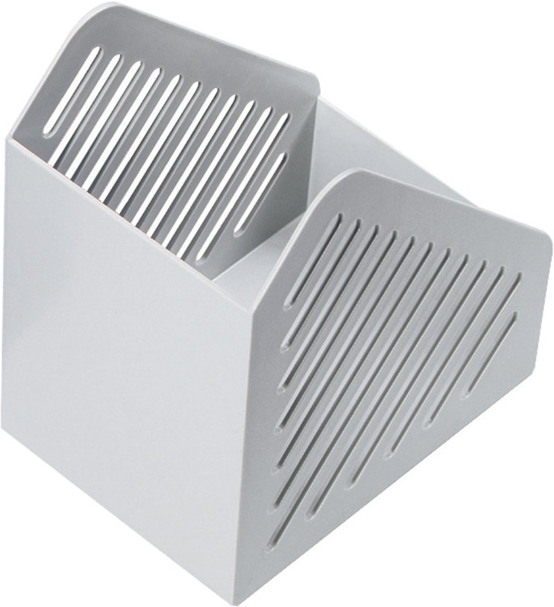Helit H6361082 Magazine File, DIN A5, Light Grey