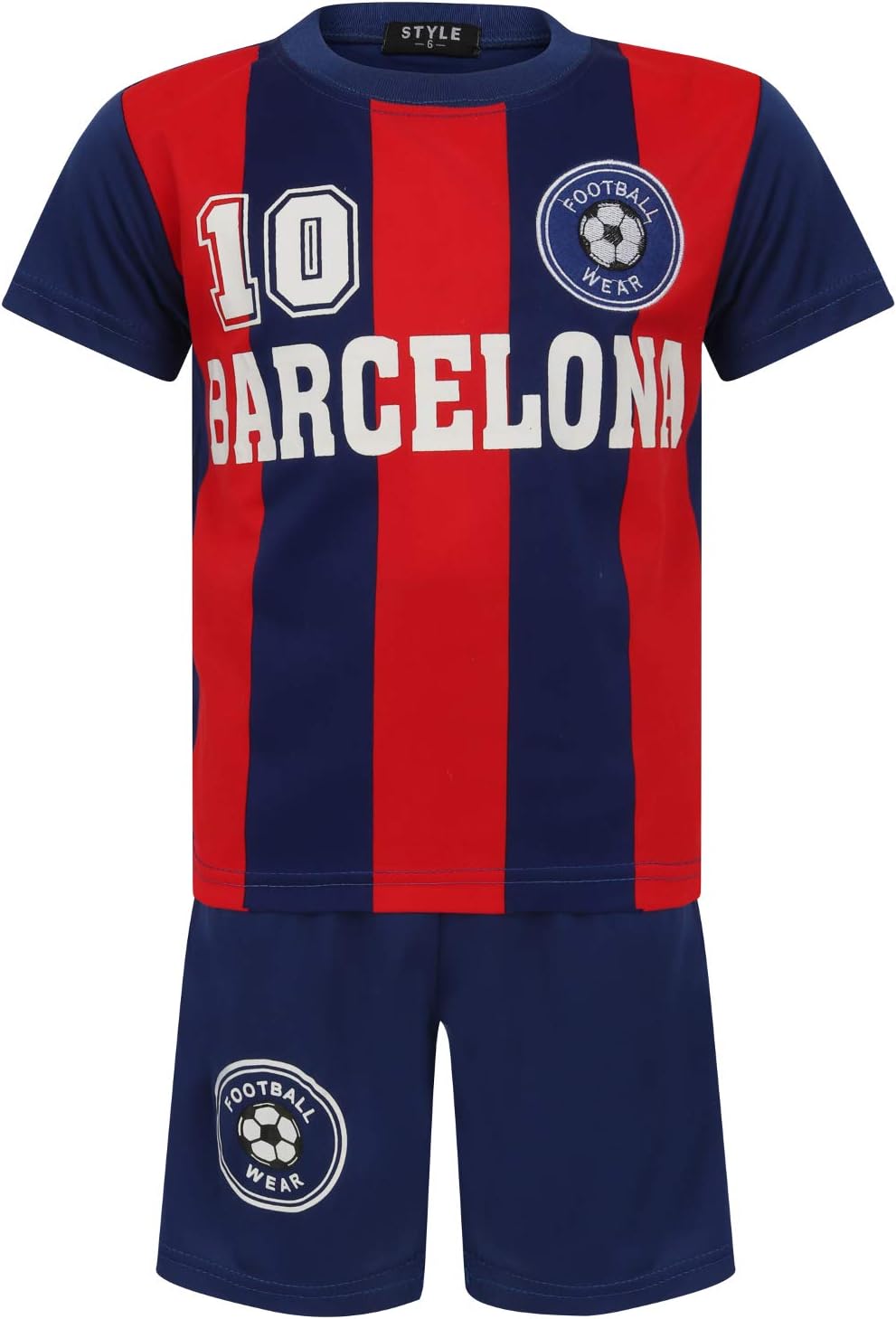 Gum & BerriesFootball Summer Shorts Boys New Girls Top T-Shirt Vest Kit Set Size Age 2-12 Years BNWT