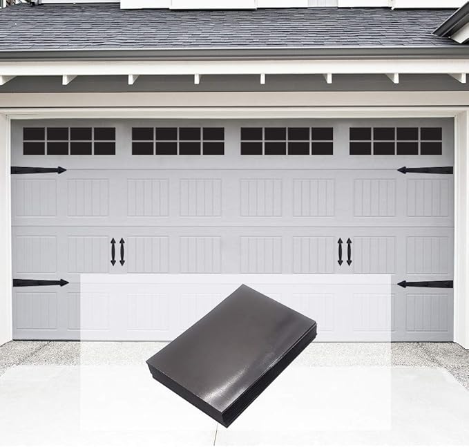 skysen Faux Garage Door Decoration Windows Decals
