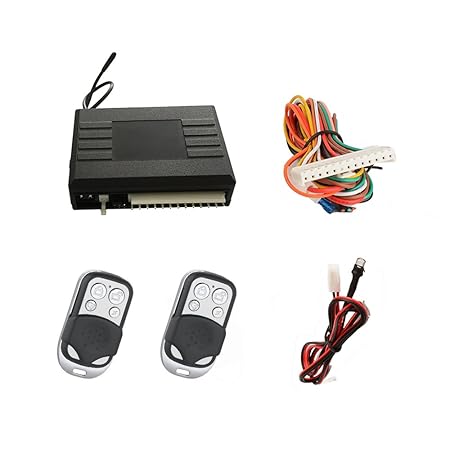 Keyless Open, Funkfernbedienung für vorhandene Original-Zentralverriegelung, universal, mit 2 Funksender Edelstahl