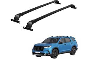 ALAVENTE Heavy Duty 220lbs Roof Rack Cross Bars fits for 2023 2024 2025 Honda Pilot Elite Sport Touring Trailsport(Except LX and EX-L) Adjustable Aluminum Crossbars for Roof Boxes Bags Kayak Bicycle