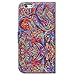 Bcov Case for iPhone SE 2022/iPhone SE 3rd Gen/iPhone SE 2020, Bright Paisley Pattern Wallet Flip Leather Cover Case with Credit Card Slot ID Card Holder Kickstand for iPhone 7/8/SE 2022