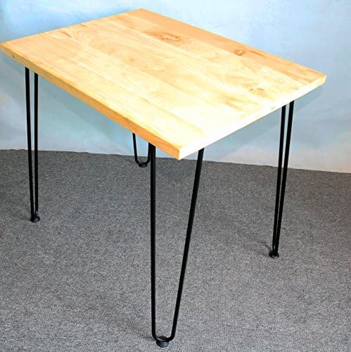 Hairpin Metal Table Legs,(Black) 1/2 Inch Thick-(Set of 4) (T12-2)