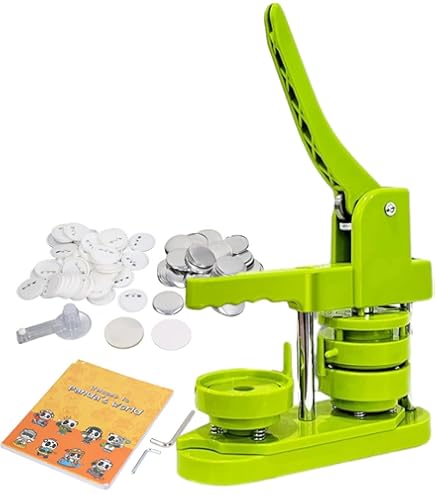 Happizza Molde De Botón De 32mm/1.25 Pulgadas, Troquel Intercambiable Para Máquina De Botones De Carril Deslizante, 1 Pieza