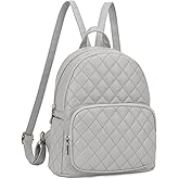KL928 Quilted Mini Backpack for Women, PU Leather Backpack Purse Designer Satchel Bag, Small Casual Daypack for Ladies
