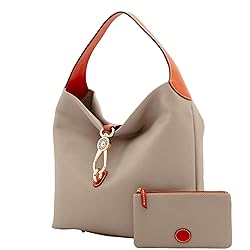 Dooney & Bourke Handbag, Pebble Grain Logo Lock