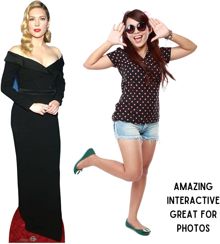 STAR CUTOUTS CS895 Katheryn Winnick Vikings Life Size Cardboard Cutout with Free Mini Cut Out Perfect for Birthdays Gifts - Image 3