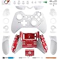 VANPARK Customized Replacement Housing Shell Set, Full Set Front Case Cover and Backplate for Xbox One Elite 1st Version Wireless Controller(Model 1698)