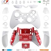 VANPARK Customized Replacement Housing Shell Set, Full Set Front Case Cover and Backplate for Xbox One Elite 1st Version Wireless Controller(Model 1698)