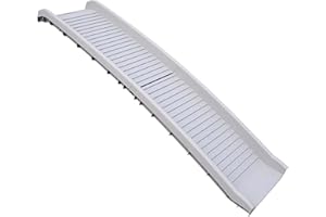 Trimate Folding Pet Ramp, 61 Inch, Portable Lightweight Dog or Cat Ramp, Great Traction, Suitable for All Cars, Max Load 165 Pound Capacity to accommodate Large Dogs, Color, Grey