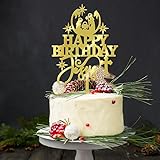Sodasos Mirror Acrylic Happy Birthday Jesus Cake
