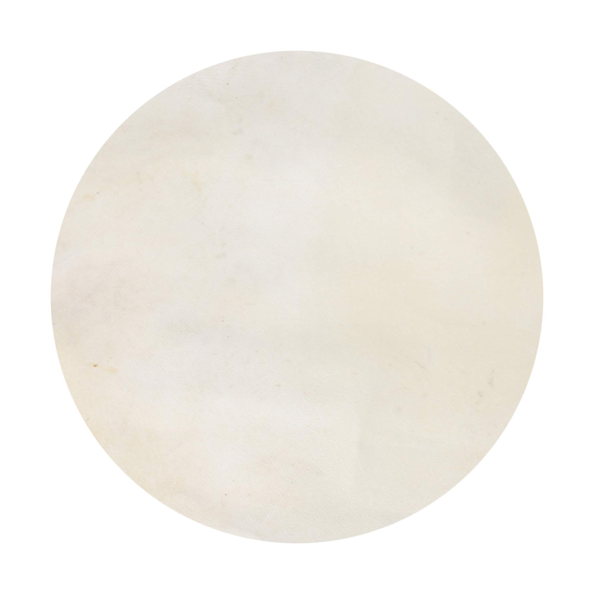 BQLZR 35cm Diameter Goat Skin Drums Head Goatskin Round for Bongo Drums/Shaman Drums / 10" African Tambourine Beige