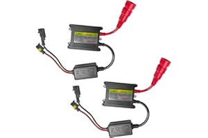 DXNQ 2 PCS DC 12V 35W Xenon HID Ballast, Ultrathin Xenon HID Ballast Control Unit with Igniter Module, DC Headlight Stabilizer Control Module Replacement, Car Accessories