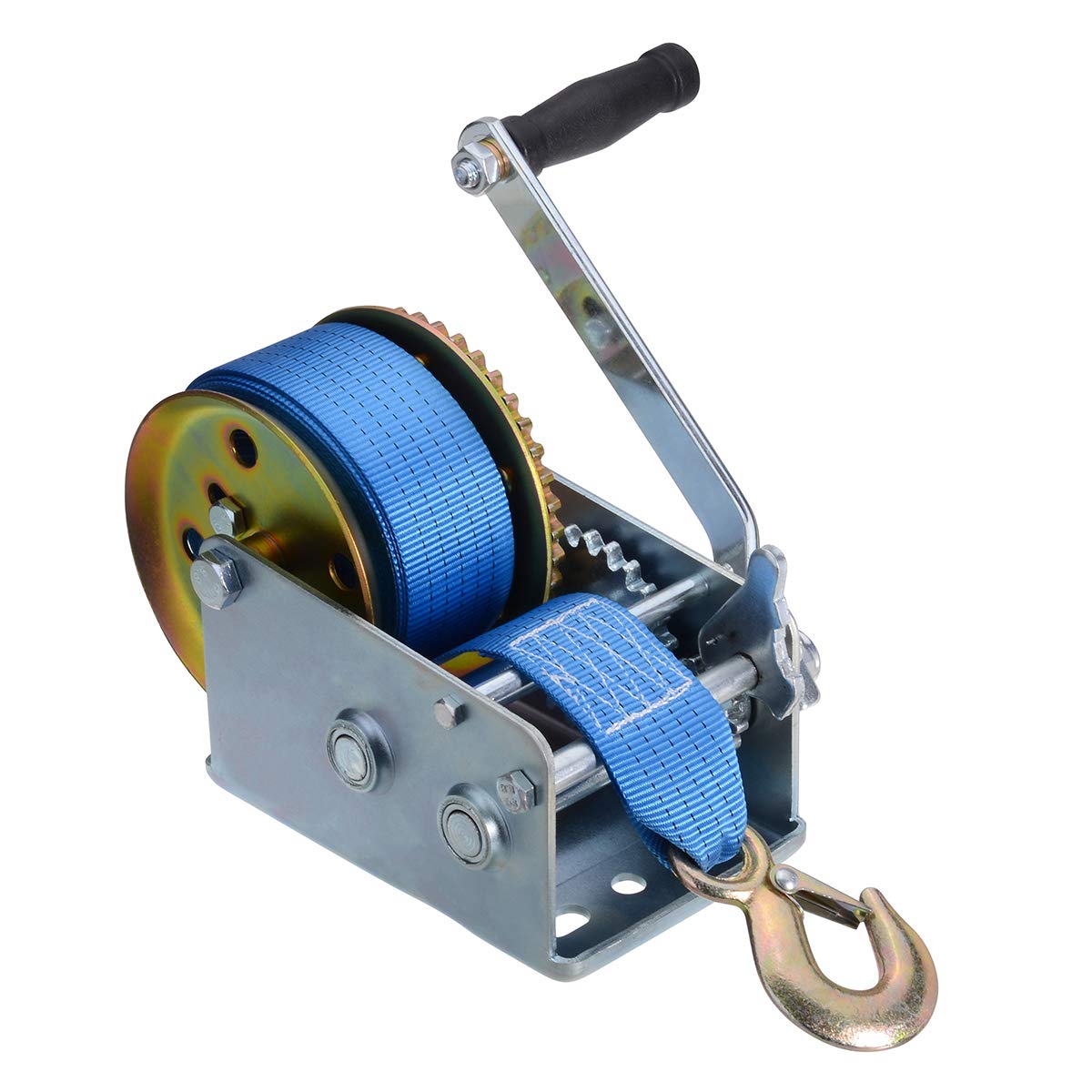 Buy Heavy Duty Hand Winch Towing Winch Hand Crank 2 Gear for Cable Boat