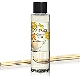 Urban Naturals Citrus Bliss Mandarin & Grapefruit Scented Reed Diffuser Oil Refill + Replacement Reed Sticks | Fresh, Bright Citrus Scent 4 oz.