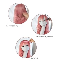 Rbenxia Curly Cosplay Wig Long Hair Heat Resistant