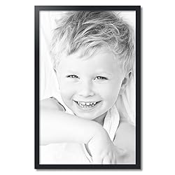 ArtToFrames 24x38 Inch Black Picture Frame, This