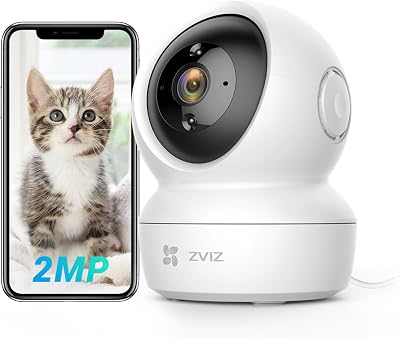 C6N Camera Interieur, Caméra Surveillance WiFi