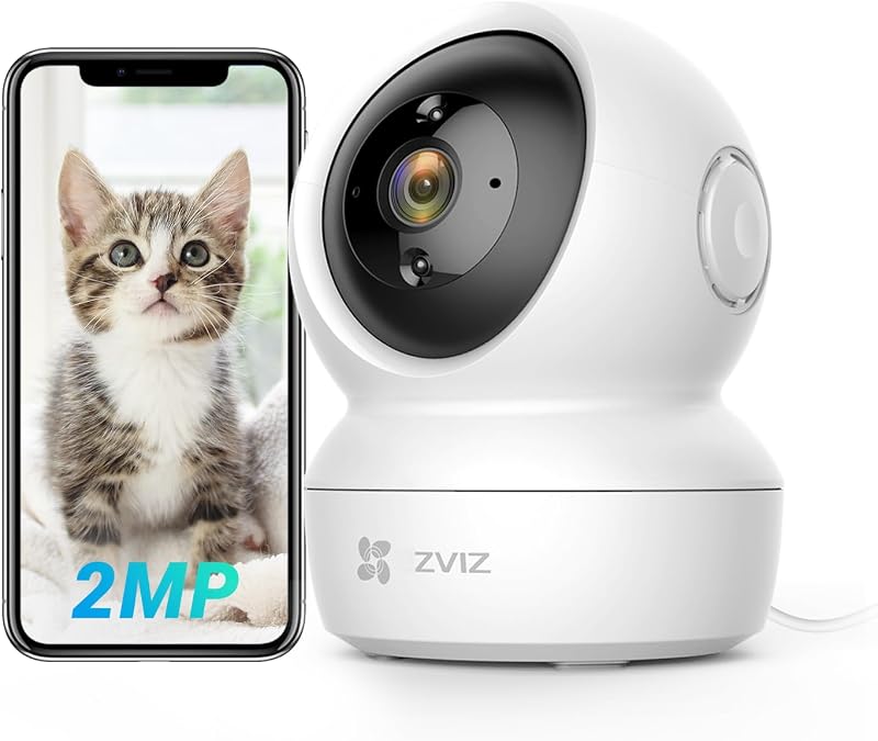 C6N Camera Interieur, Caméra Surveillance WiFi