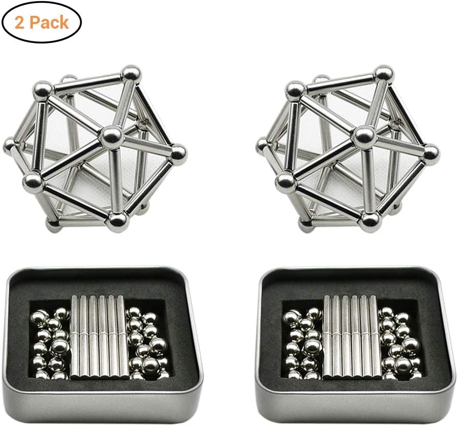 Gutyan Magnet Building Blocks Construction Kit Puzzle Stacking Game Sculpture Desk Toy Stacking Sculpture Desk Toy