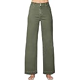 Astylish Women's High Waisted Wide Leg Straight Jeans