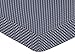 Sweet Jojo Designs Fitted Crib Sheet for Orange and Navy Arrow Baby/Toddler Bedding Set Collection - Hexagon Print