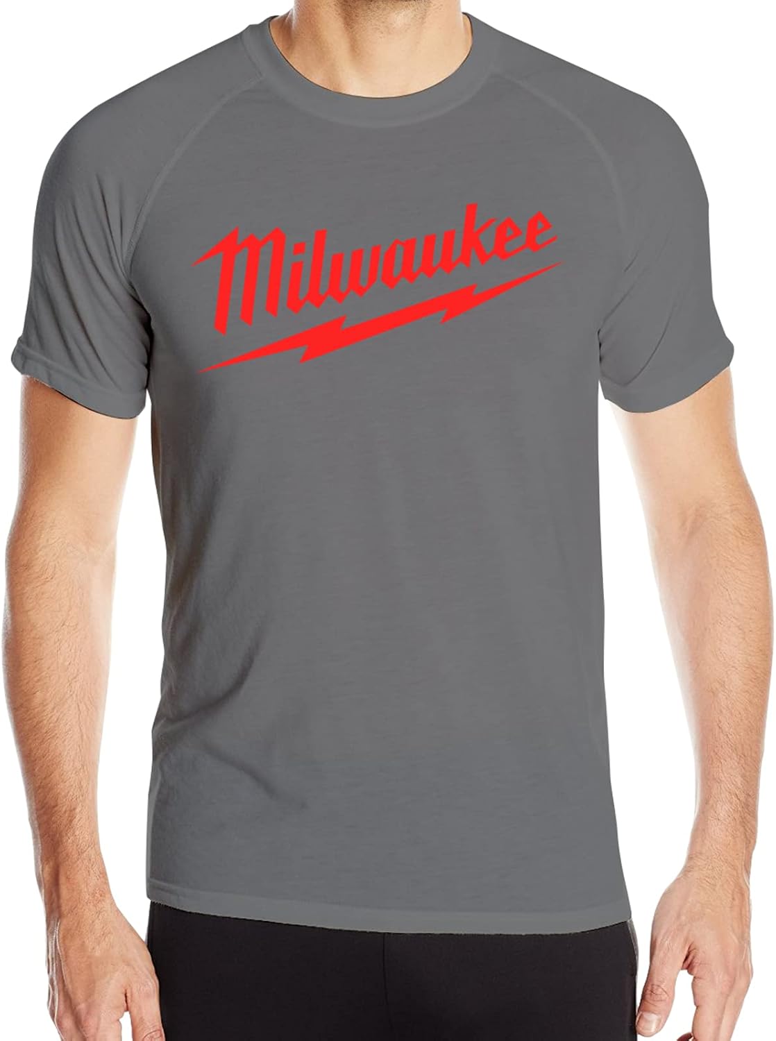 Milwaukee T Shirts for Men Short Sleeve T Shirt QuickDrying T Shirt