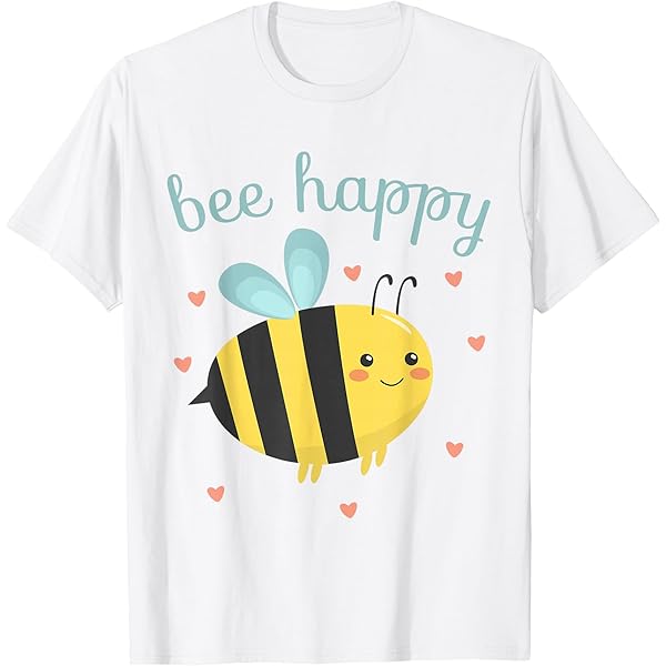 Amazon.com: Be Happy Women Funny Bumblebee Honey Bee Kids