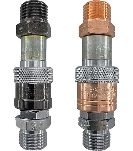 Amazon.com: Koike Oxy-Fuel Quick Connect Torch To Hose Coupler Set