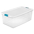 CeilBlue LoKii Clear Latching Storage Box - 106 Quart