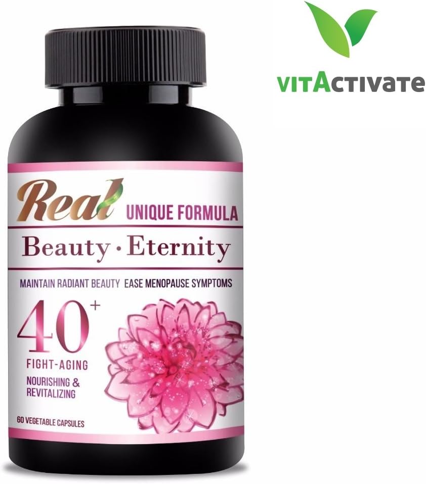 Menopause Relief Herbal Supplement, Natural Made in Canada by Vita Activate, Unique Formula