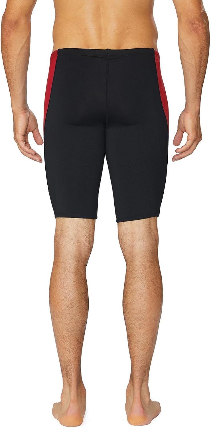 BALEAF Men's Athletic Durable Training Polyester Jammer Swimsuit : Clothing