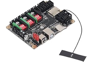 WALFRONT Engraver Motherboard 32 Bit Upgrad Cutter Controller Board Replacement with Step Motor for Makerbase MKS DLC32 V2.1