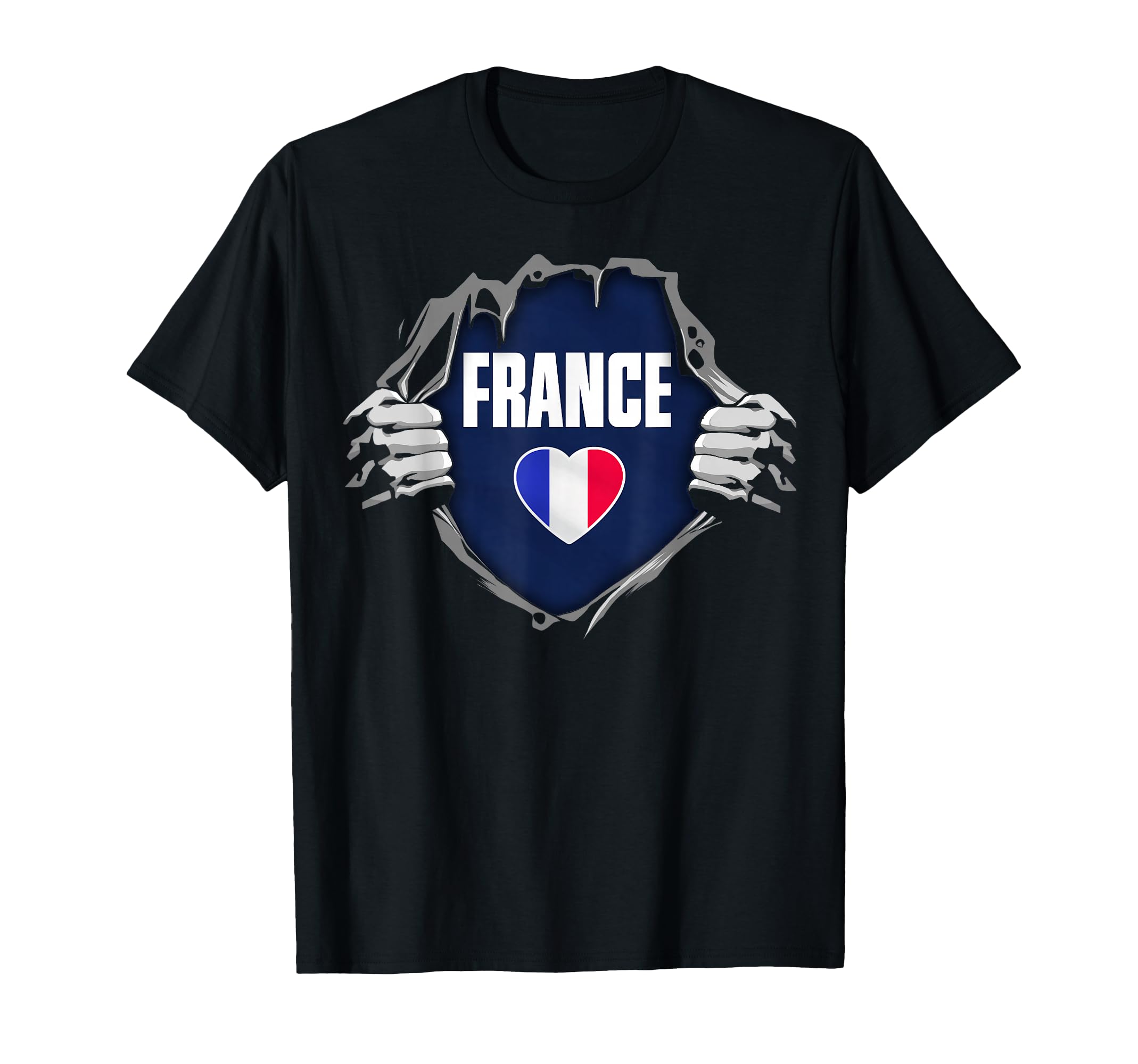 France French national flag I love France T-Shirt