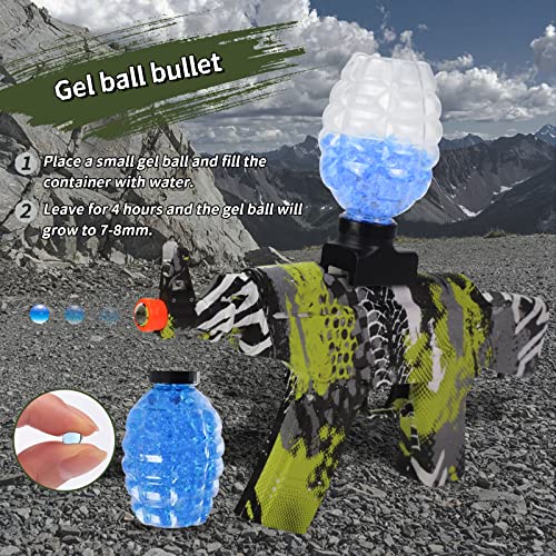 Electric with Gel Ball Blaster AKM-47 20000 Splatter for Outdoor Activities-Fighting Shooting Team Game The Best Gift Toys for Youth and Adults Over 14+