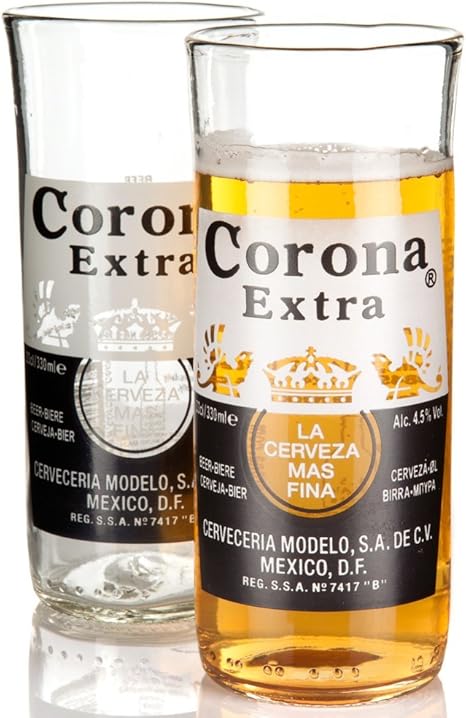 Who S Glass Corona Glass Hi Ball Tumbler Recycelte Bierflasche Aus Devon Amazon De Kuche Haushalt