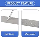 Zayejod 2M Grey Carpet Trim Self Adhesive PVC Floor Edge Strip 30mm x 4mm view 3