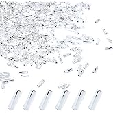 1050pcs 2x7mm Silver Glass Bugle Beads Tube Twisted Seed Beads for Earring Bracelet Necklace Jewelry DIY Craft Making AAA