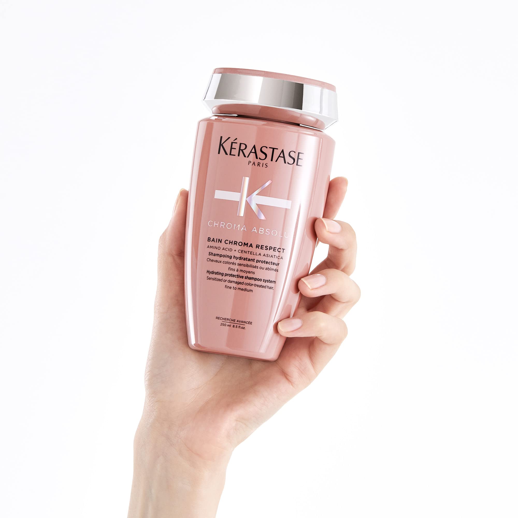 kerastase Chroma Absolute Chroma Respect Shampoo For Sensitized or Damaged Color-Treated Hair - Protects and Hydrates Fine To Medium Hair with Glycerin and Hyaluronic Acid