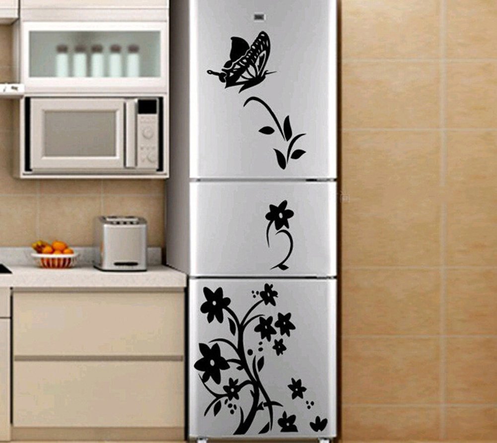 Dosige Verde Mariposa Pegatinas de Nevera Pegatinas de Ventana ...