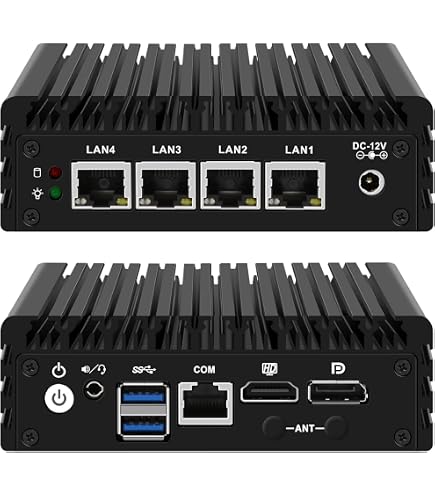 Amazon.com: Fanless N100 Mini PC Firewall Micro Appliance,12th in