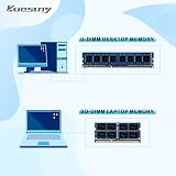 Kuesuny 16GB DDR3 1600MHz RAM Kit 2x8GB PC3-12800U Desktop Memory 1.5V CL11 view 2