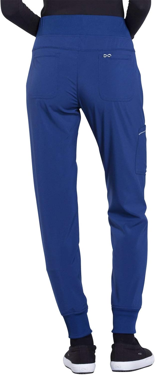 CHEROKEE Infinity Mid Rise Tapered Leg Jogger Scrub Pant Scrub Pant: Clothing