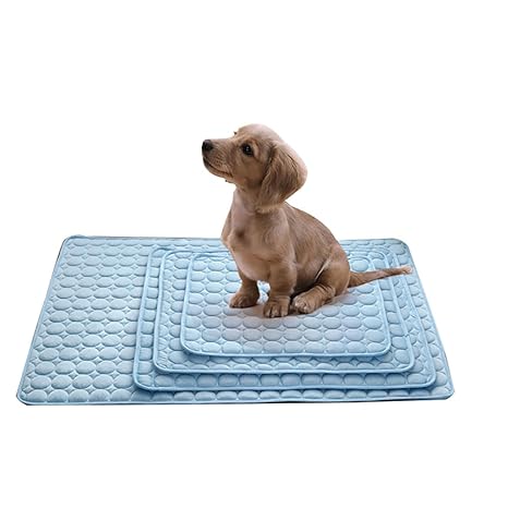 Lazzykit Selbst Kühlende Hundematte Sommer Kühlkissen Einfarbige Kühlmatte Sommerdecke Hundedecke Kühldecke